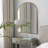 Zakria Aluminium Frame Arch Mirror with Hooks-559954475-559954476