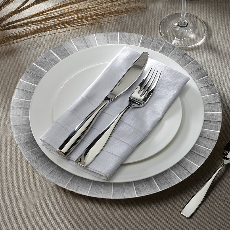 Plat de service 13 po, Argent