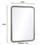 Ancle Metal Rectangle Mirror