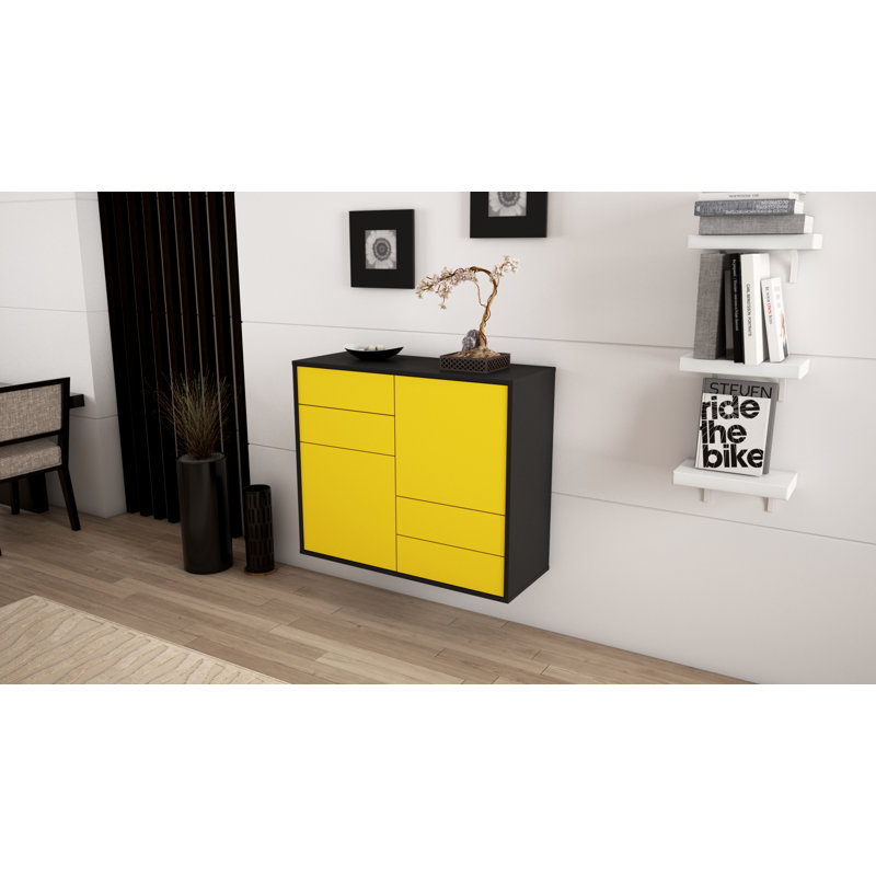 Rouleau 92cm Sideboard, Yellow
