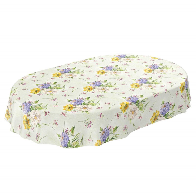 Polyester, Polyvinyl Chloride Floral Doily
