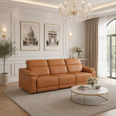 Mokkie-Canapé modulaire inclinable électrique 3 pièces avec repose-tête et repose-pieds réglables