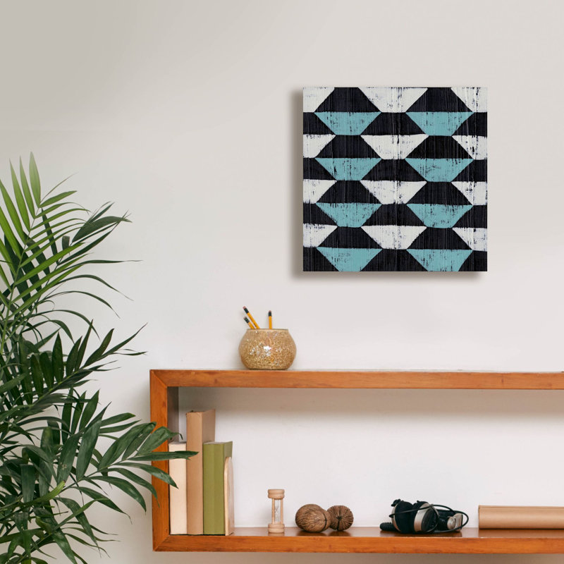  «Over Under 7» par Chariklia Zarris, art mural sur toile, 12 po x 12 po