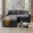 Mirod Large Sectional Sofa With Thick Cushions, And Built-In Cup Holders & Charging Ports-501519325