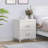 White 2-Drawer Nightstand