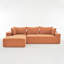 Canapé modulaire très profond de 108 po x 68 po, canapé nuage, canapé pour 4 personnes, assis et dormant, canapé modulaire en chenille de salon, pas besoin d'assembler-448350091