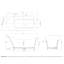 Baignoire de trempage autoportante 74 po. x 34 po.