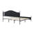 Alaja Upholstered Platform Metal Four Poster Bed-1572918639-1572918636