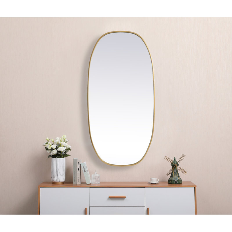 Miroir Bertin, Laiton, 48 po x 24 po 