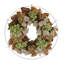 27" Fall Wreath with Hydrangeas and Pinecones