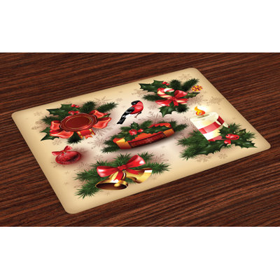 Nell Christmas Ornaments Placemat