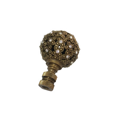 Faîteau lampe en motif floral sphere