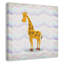 Décalcomanie murale «Pink Giraffe Time»-47832076-47831893