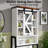 Freestanding Over The Toilet Storage With Adjustable Shelf