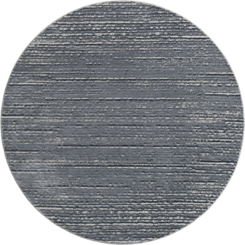 Abstract Indoor Rug, Round 7'