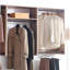 Devi Oak Wall Mounted Wood Closet System