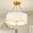 Abbate 3 - Light 15.7'' Metal Flush Mount Ceiling Light