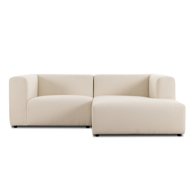 Lawndale 2PC Sectional LAFC-Fayette Cloud, Right Hand Facing, Fayette Cloud Polyester Blend