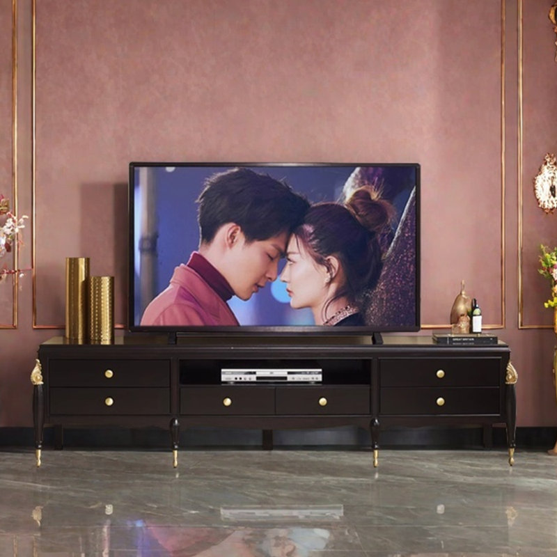 Meuble télé rétro haut de gamme, 78.74"