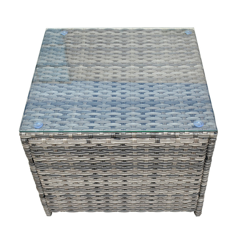 Table basse d'extérieur Grano, Gris