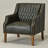30.5'' W Top-grain Genuine Leather Upholstered Armchair-1765020398