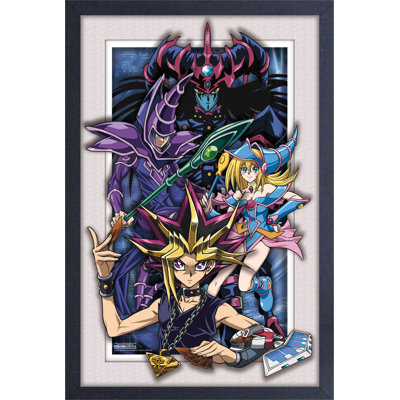 Affiche encadrée plexi, yu-Gi-Oh 11 x 17, magicien
