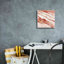  «Drift V2 Red» par Mike Schick, estampe numérique sur toile, 12 po x 12 po-1684252358
