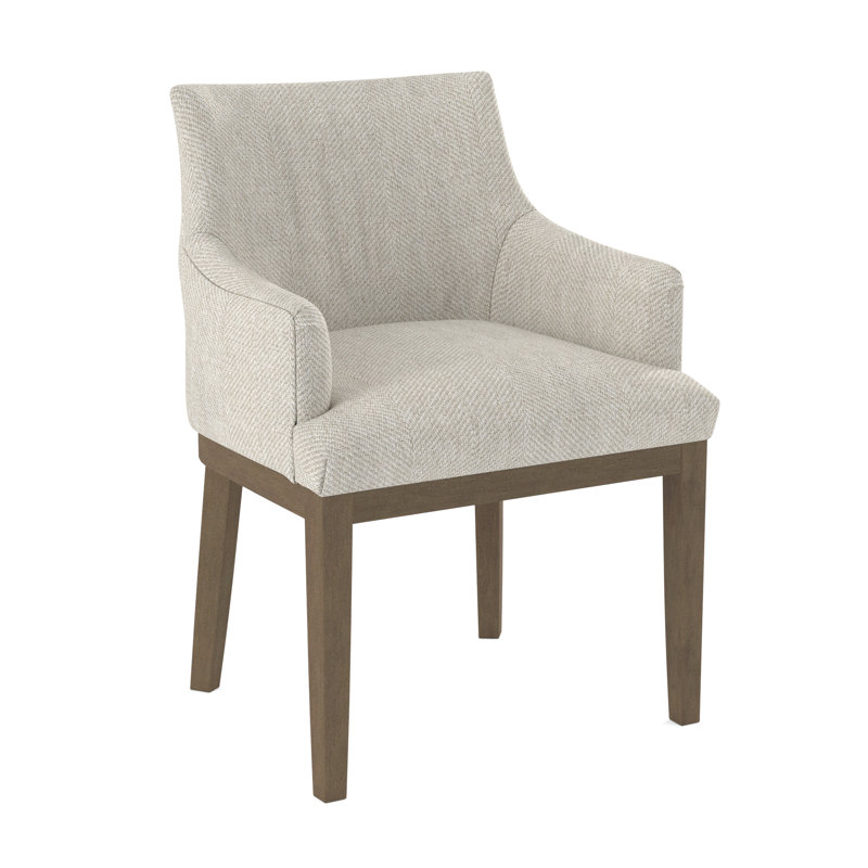 19'' H Upholstered Armchair, Weathered Gray, 61363-89
