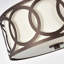 Plafonnier semi-encastré 2 lumières 13 po Audre-326283204