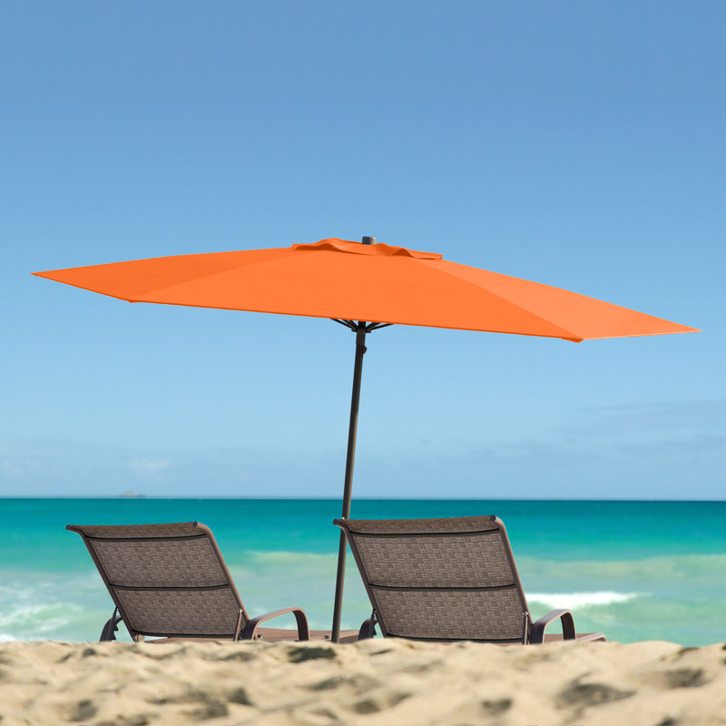 Parasol de plage 7,5 pi Brennen, Orange