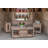 Table de canapé avec 2 tiroirs et 2 portes Aruba avec finition blanche-99097790