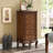 Walnut Solid Wood Accent Cabinet