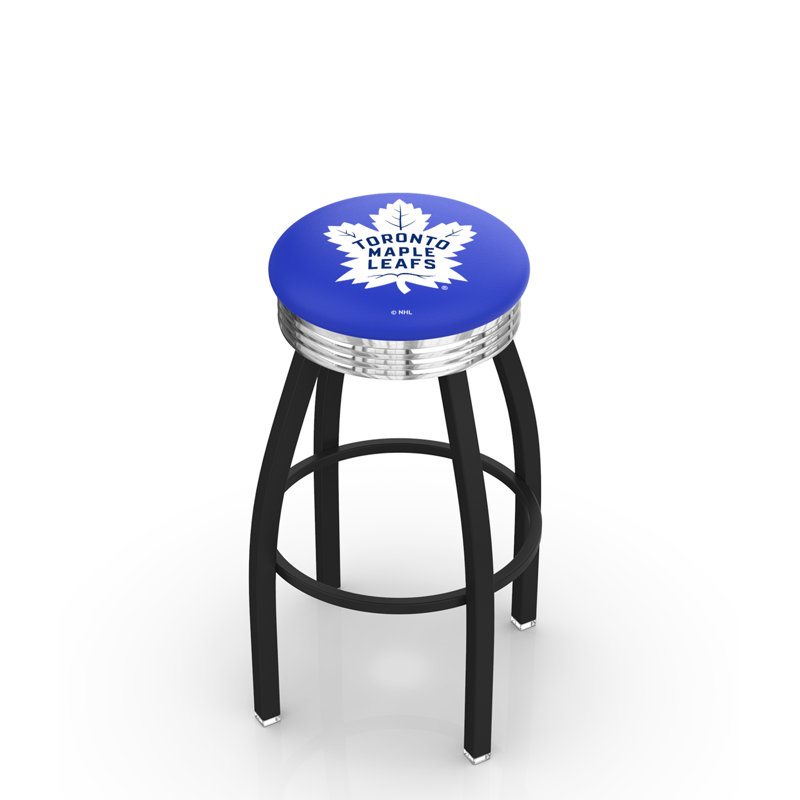 Tabouret tournant 30" avec coussin nhl, Maple Leafs de Toronto, Tabouret de bar d'une hauteur de siège de 30 po