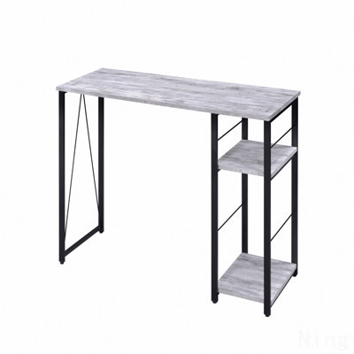 Bureau d'écriture antique blanc et noir