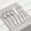 20-Piece Stainless Steel Flatware Set - Holiday Dinnerware With Festive Tree Motif - Complete Service For 4 - Dishwasher Safe Silverware