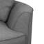 Fauteuil demi-tonneau en polyester de 61 po Ashonte Anjuan-234916245