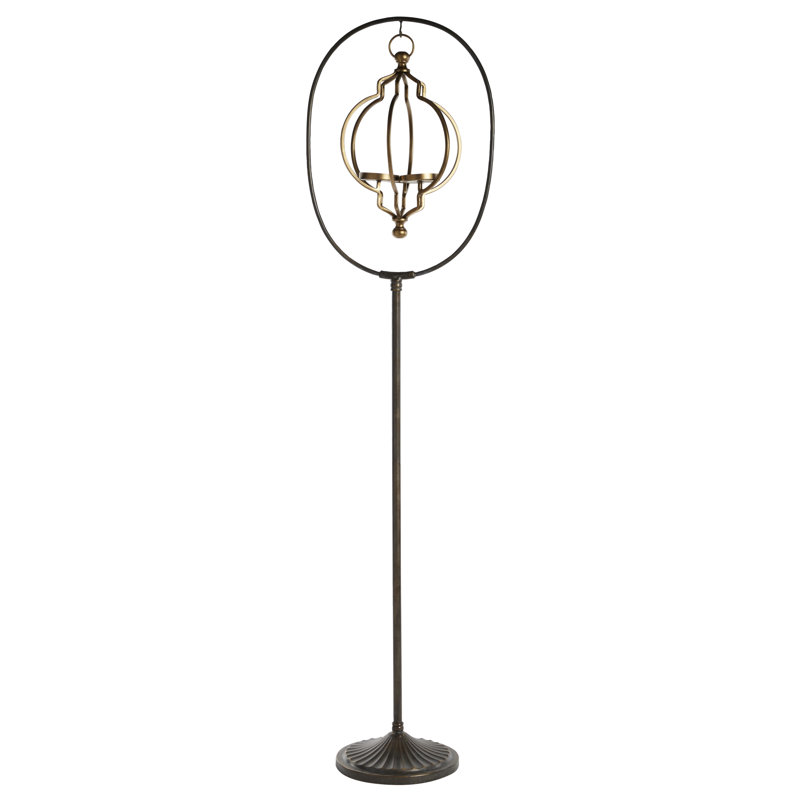 60.0'' H Iron Floor Lantern
