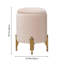 Solid Wood Accent Stool-2084403360