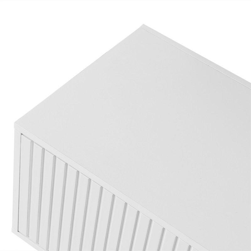 8 Pair Shoe Storage Bench, White