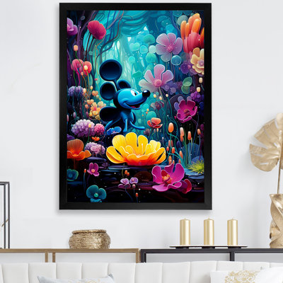 Underwater Sweet Pop Flower Dream - Art mural Pop Art
