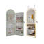 Armoire à bijoux l 15,7 po à DEL, armoire à bijoux à miroir murale / à fixation murale-108810148