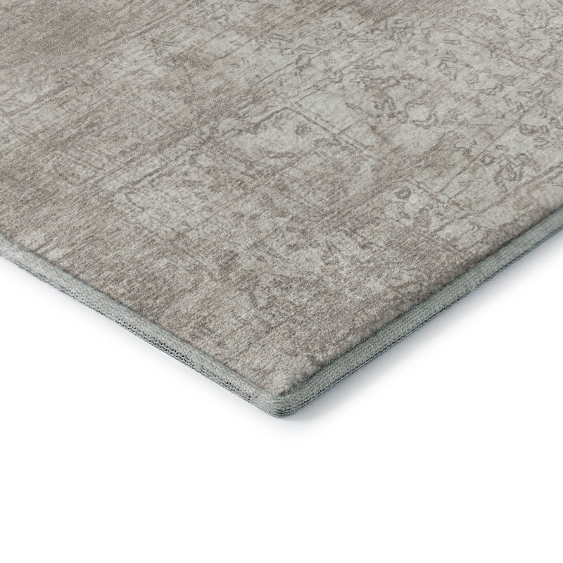 Premium Machine Washable Cerrito AMF559 Ivory Rug, Rectangle 10' x 14'