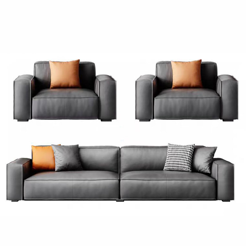 Simple modern business reception sofa set