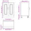 Base de meuble-lavabo vidaXL en bois d'ingénierie 23,6 po x 18,1 po x 32,1 po-754849439
