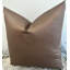 Abstract Taupe Square Throw Pillow Cover