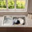 Household Stainless Steel Laundry Sink With Washboard