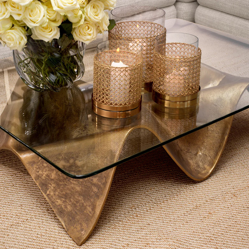 Zimmerman Tabletop Hurricane, 11.02" H x 9.25" W x 9.25" D