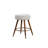 Boucle Upholstered Counter Height Stool,Swivel chair,Living room chair