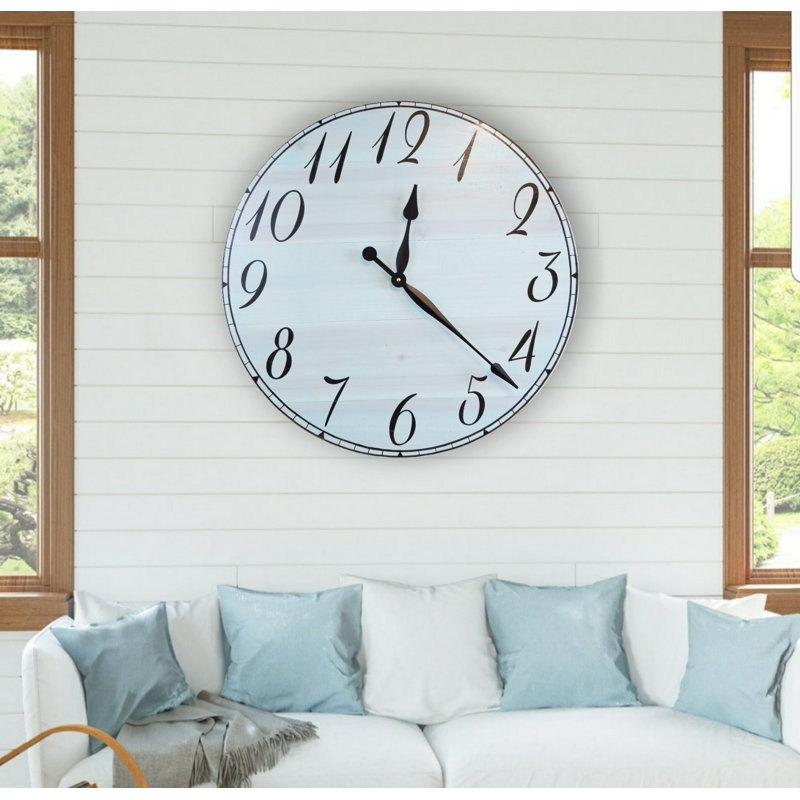 Horloge murale surdimensionnée Beattie, Moyen