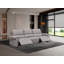 Canapé inclinable électrique en cuir fleur Ethan-517134508